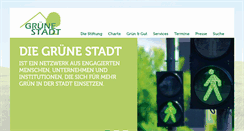 Desktop Screenshot of die-gruene-stadt.de